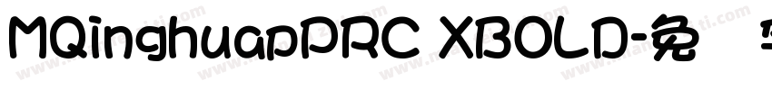 MQinghuapPRC XBOLD字体转换
